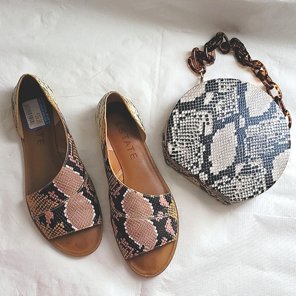 Sneaky snake skin sandals